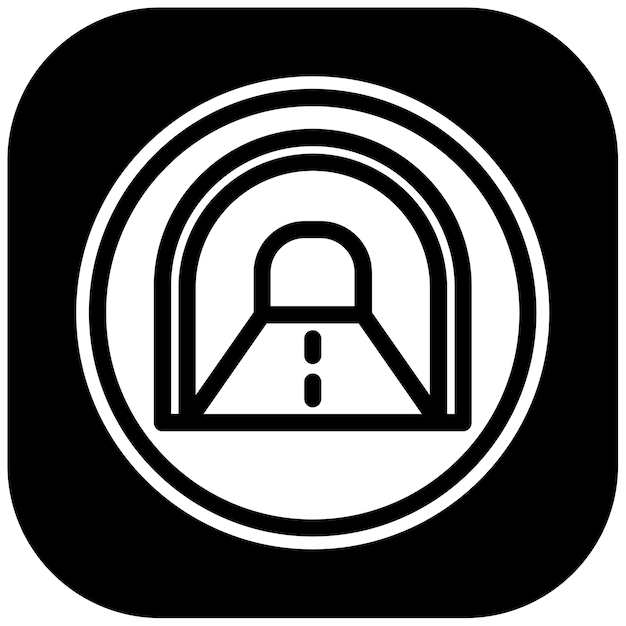 Ilustración vectorial del túnel