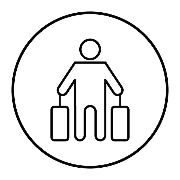 Ilustración vectorial turística