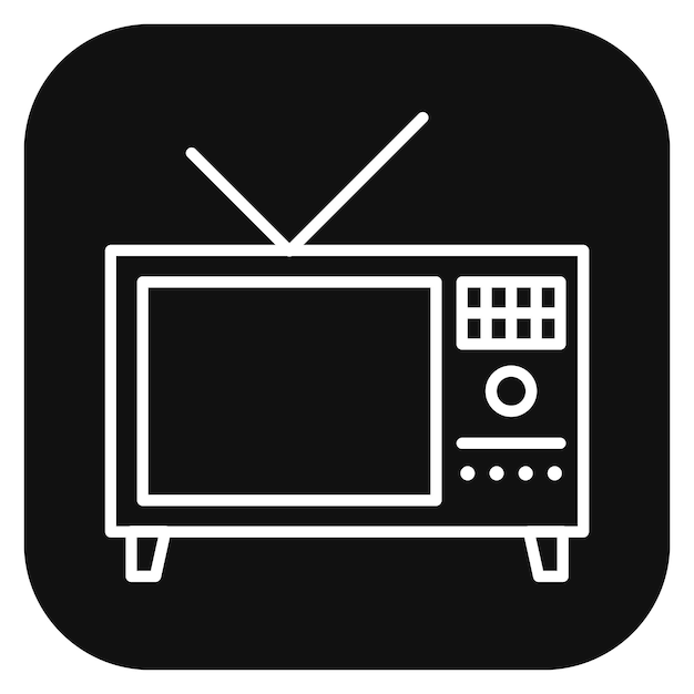 Ilustración vectorial para TV