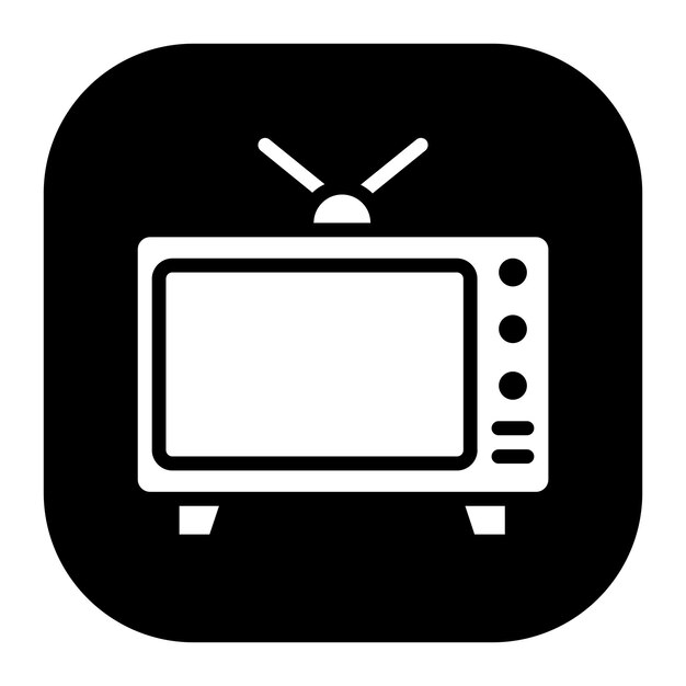 Ilustración vectorial para TV