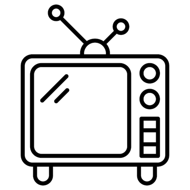 Ilustración vectorial para TV