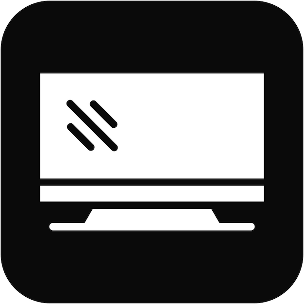 Ilustración vectorial para TV