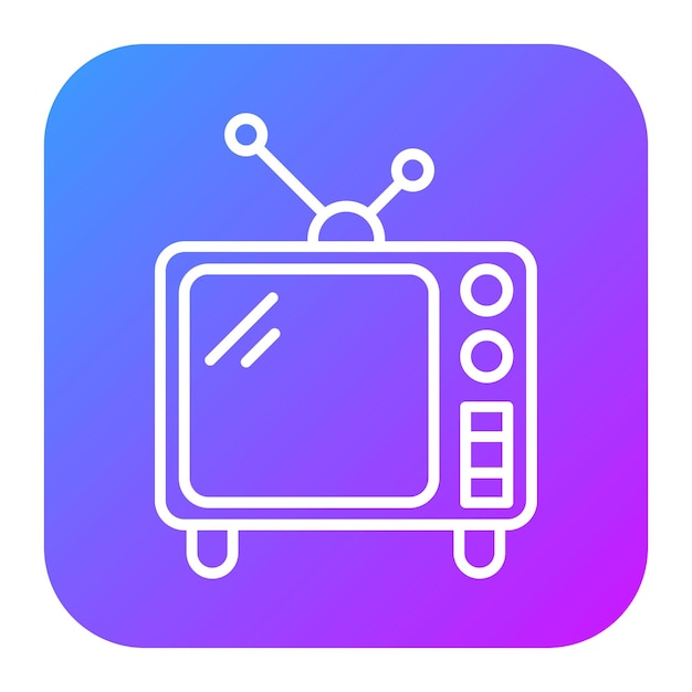 Ilustración vectorial para TV