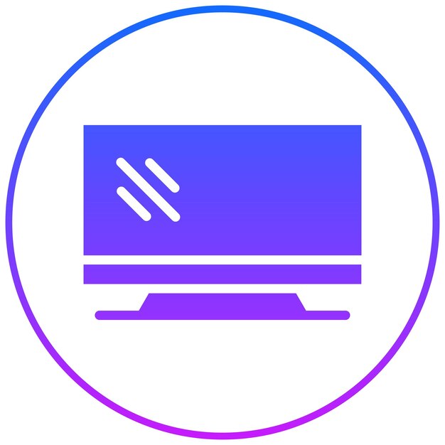 Ilustración vectorial para TV