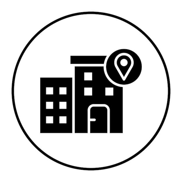 Ilustración vectorial de ubicación