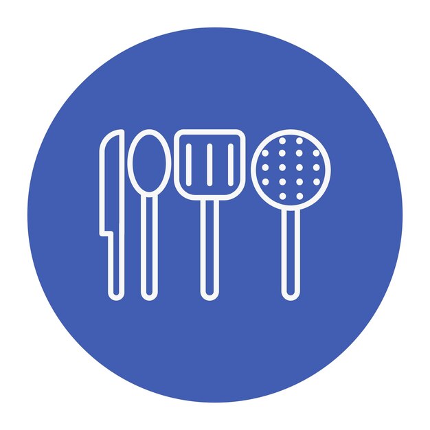 Ilustración vectorial de utensilios de cocina