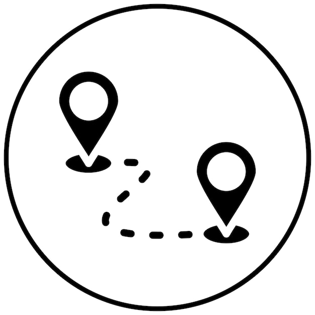Ilustración vectorial de varios destinos