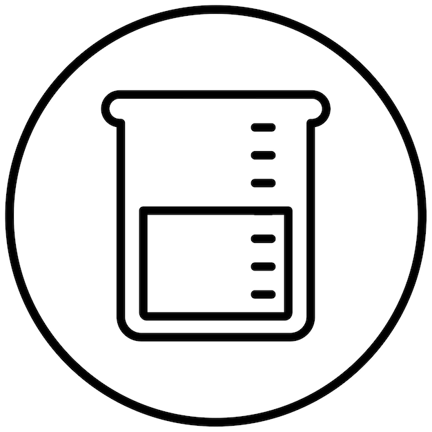 Ilustración vectorial del vaso