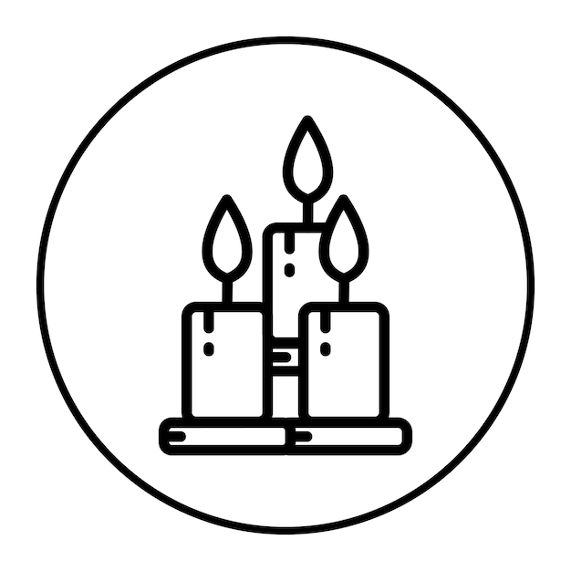 Ilustración vectorial de la vela Spa