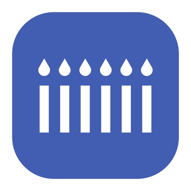 Ilustración vectorial de las velas