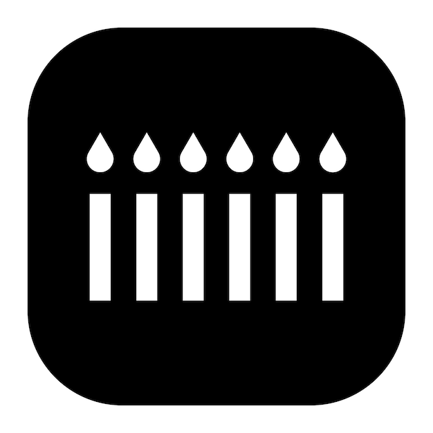 Ilustración vectorial de las velas