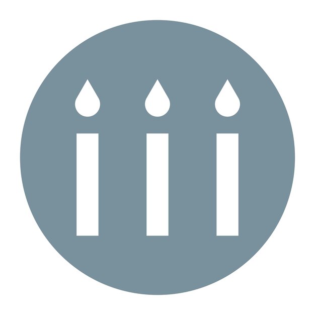 Ilustración vectorial de las velas
