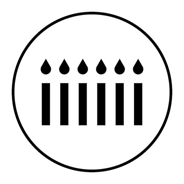 Ilustración vectorial de las velas