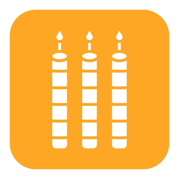 Ilustración vectorial de las velas