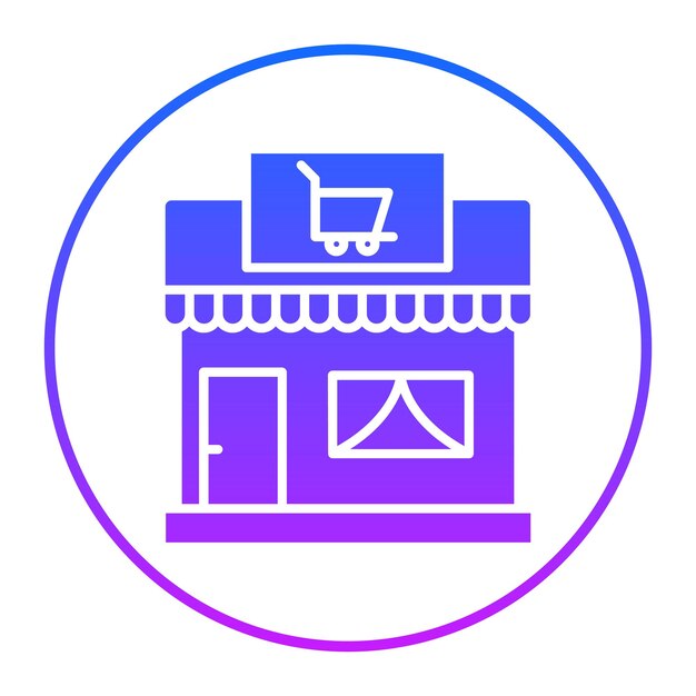 Ilustración vectorial de venta al por menor