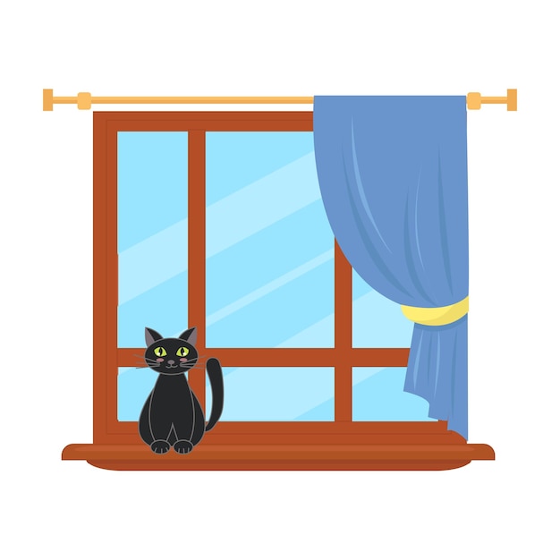 Ilustración vectorial de ventana