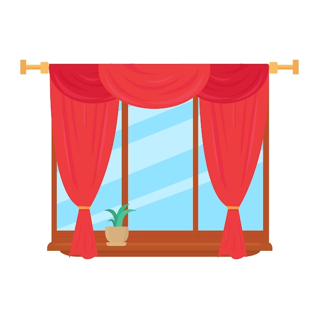 Ilustración vectorial de ventana