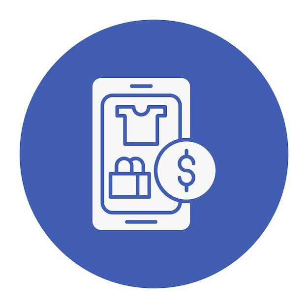 Ilustración vectorial de ventas en línea