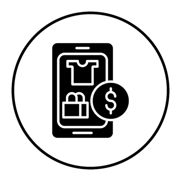 Ilustración vectorial de ventas en línea