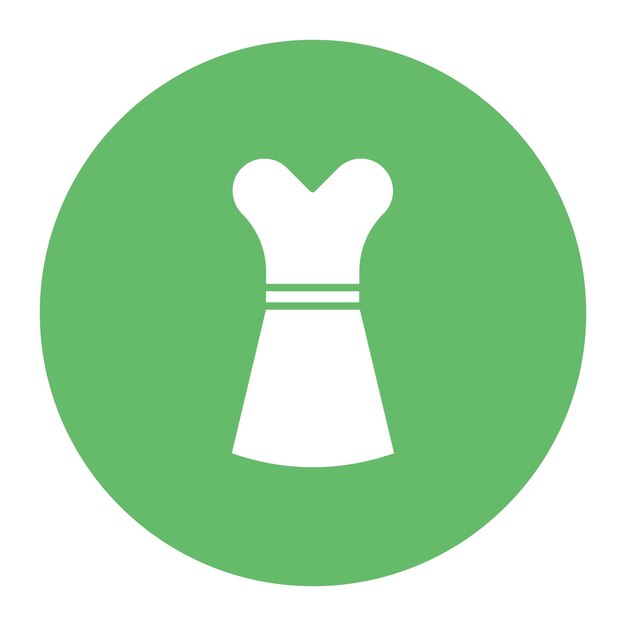 Ilustración vectorial del vestido