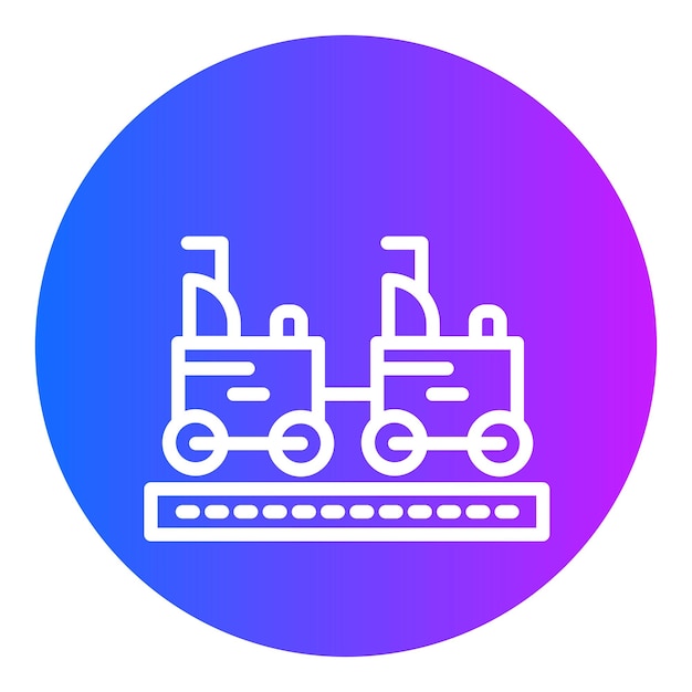 Ilustración vectorial del viaje del tren