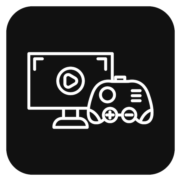 Ilustración vectorial de videojuegos