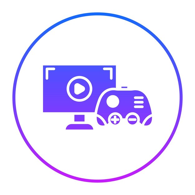 Ilustración vectorial de videojuegos
