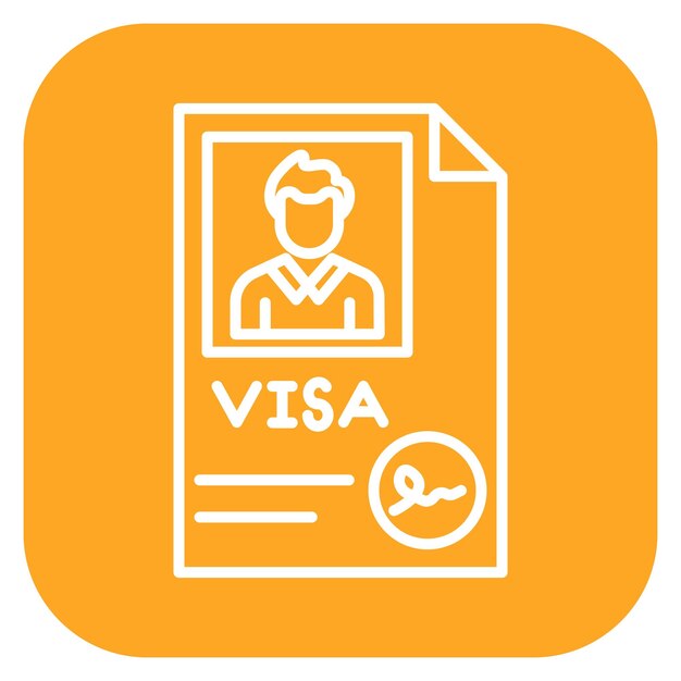 Ilustración vectorial de las visas