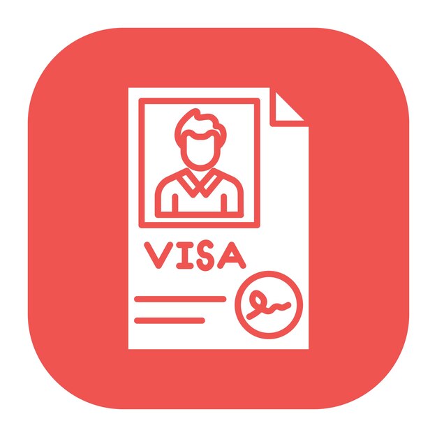 Ilustración vectorial de las visas