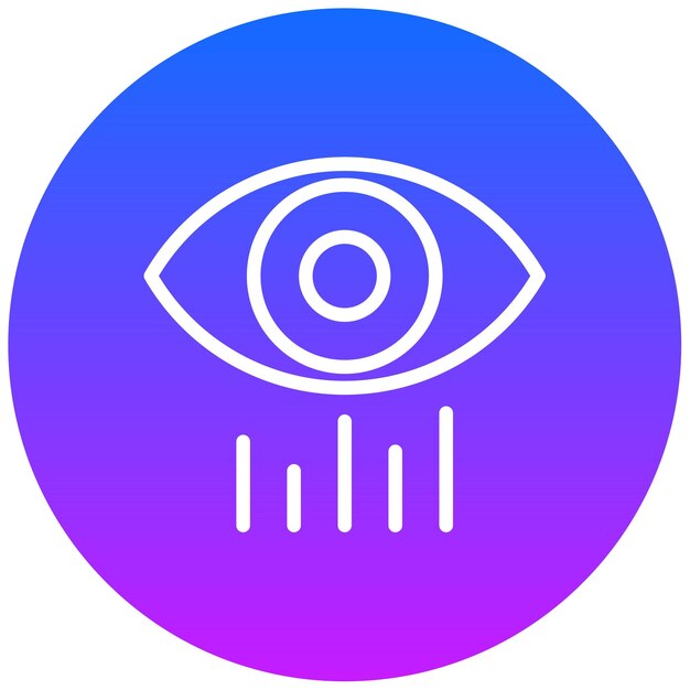 Ilustración vectorial de la visión