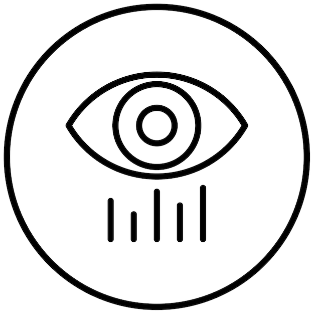 Ilustración vectorial de la visión