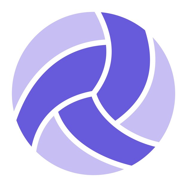 Ilustración vectorial de voleibol