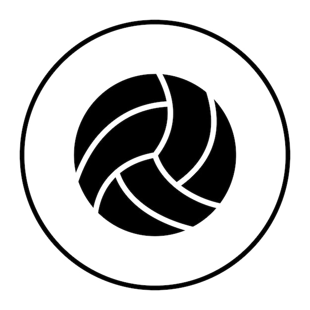 Ilustración vectorial de voleibol