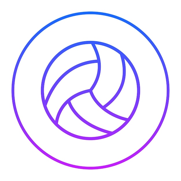 Ilustración vectorial de voleibol