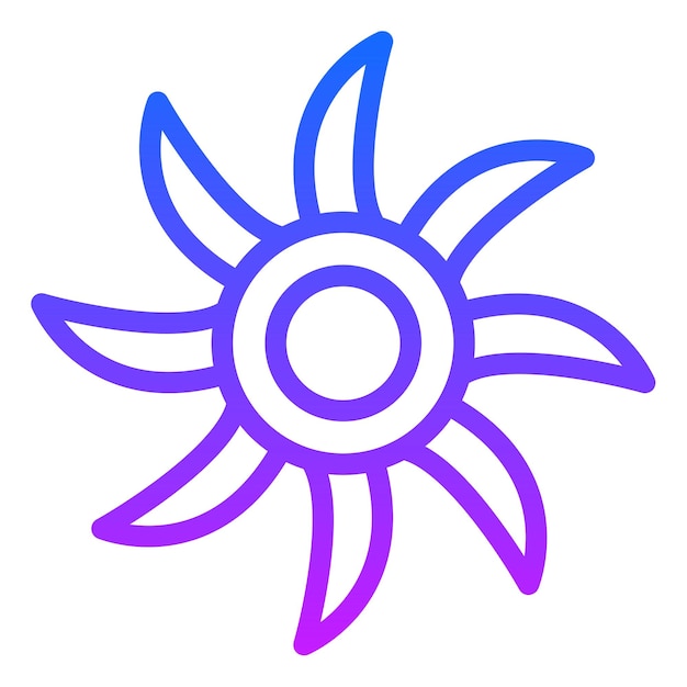 Ilustración vectorial del vórtice