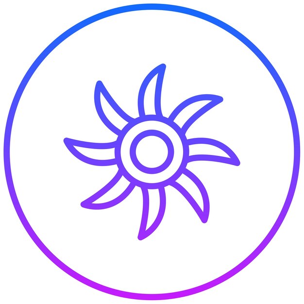 Ilustración vectorial del vórtice