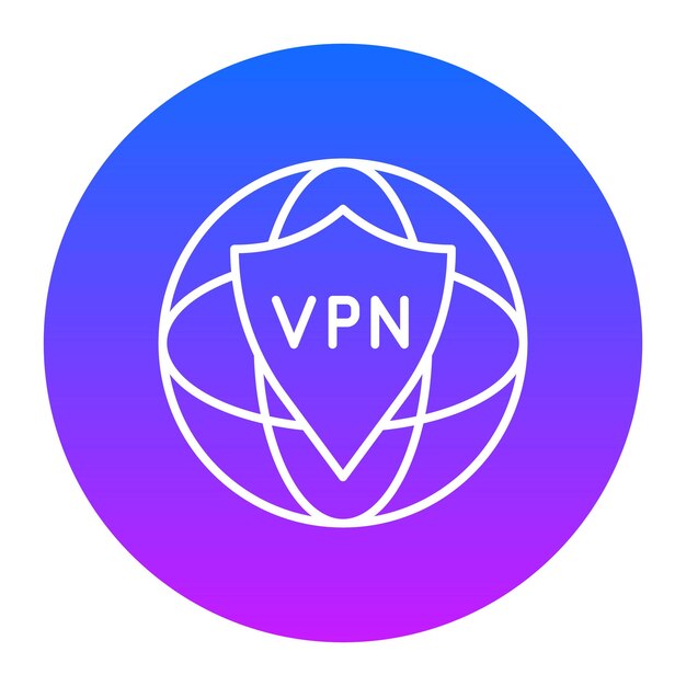 Ilustración vectorial de VPN