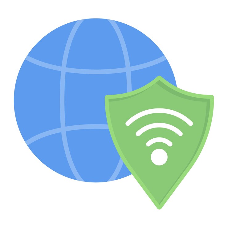 Vector ilustración vectorial de vpn