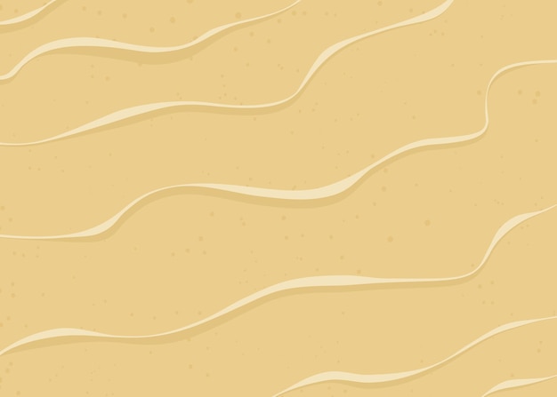 Vector ilustración vectorial de wavy beach sands un concepto de verano de negocios vibrante y elegante con naranja