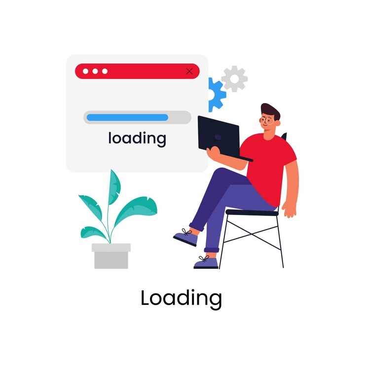 Ilustración vectorial web de diseño de UI