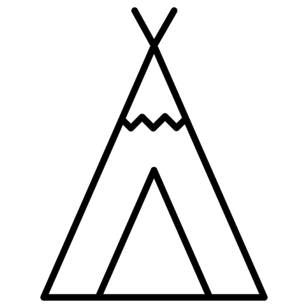 Ilustración vectorial de Wigwam