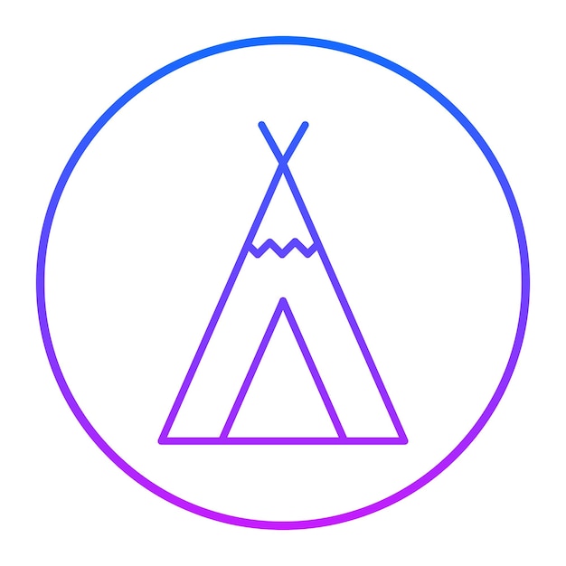 Ilustración vectorial de Wigwam