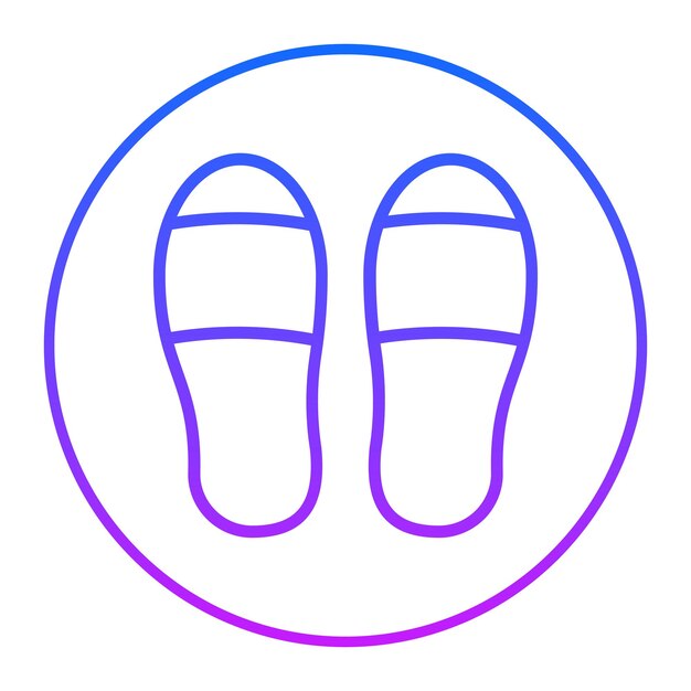 Ilustración vectorial de zapatillas