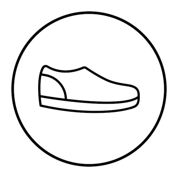 Ilustración vectorial de zapatos casuales