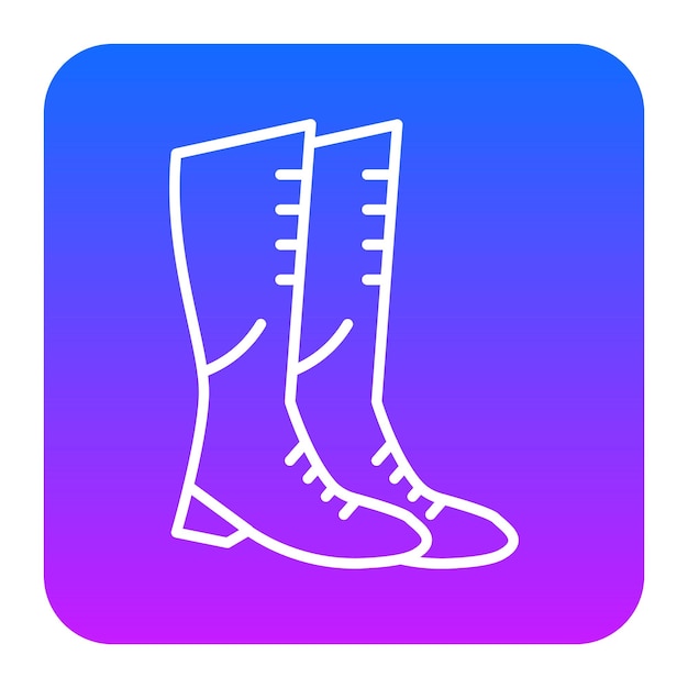 Ilustración vectorial de zapatos de construcción