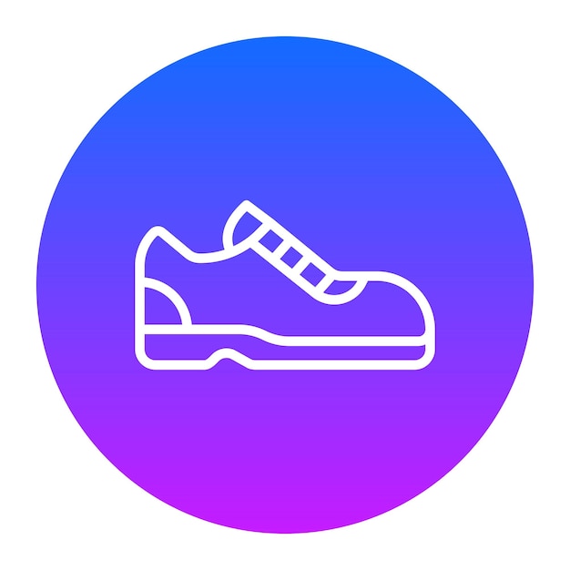 Vector ilustración vectorial de zapatos de ejercicio