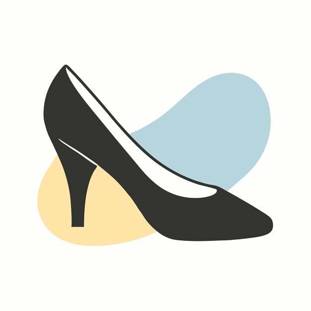 Ilustración vectorial de zapatos de moda para mujeres