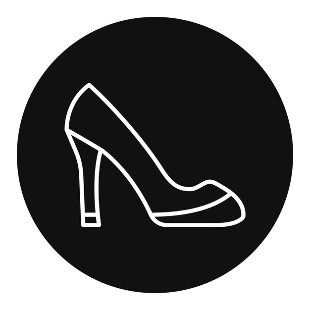 Ilustración vectorial de zapatos para mujeres