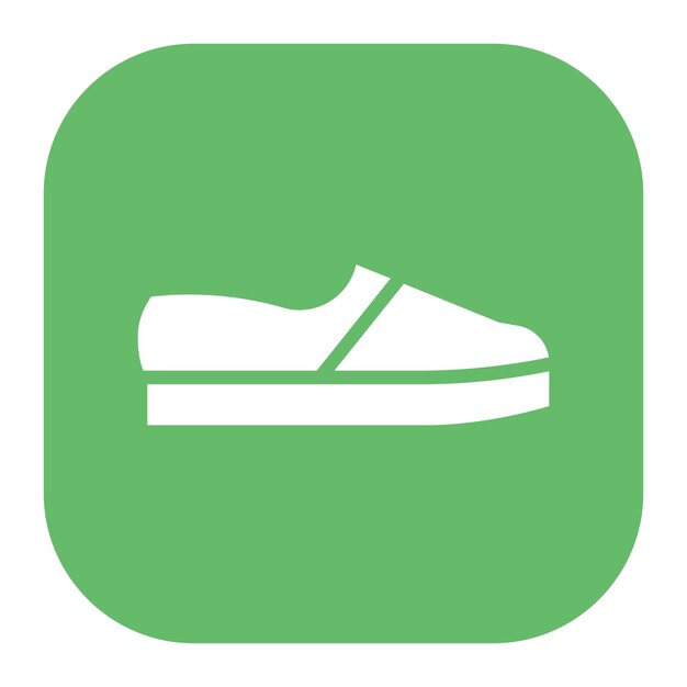 Ilustración vectorial de zapatos planos