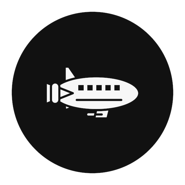 Ilustración vectorial del Zeppelín